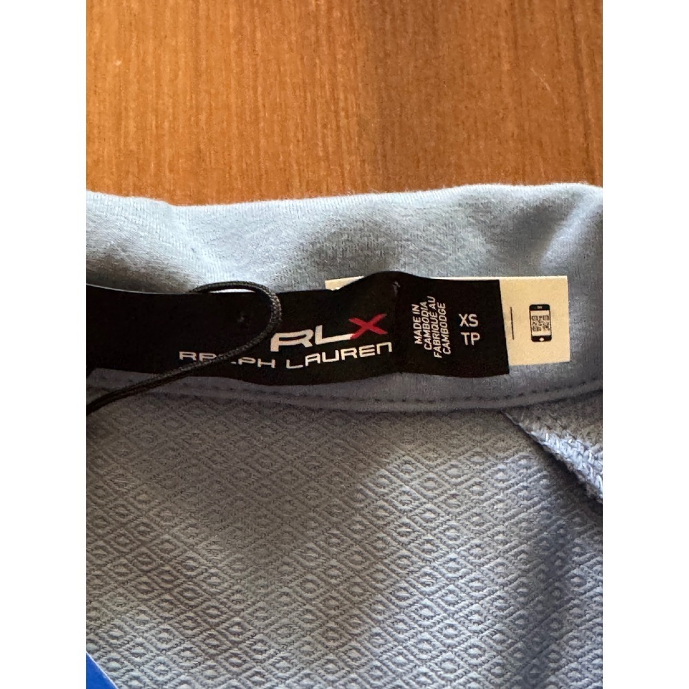 Ralph Lauren RLX Vest Tech Terry Blue Golf Full Zip Size‎ XS New NWT - Picture 4 of 6